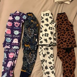 Girls pajamas size 2T and 24 months.